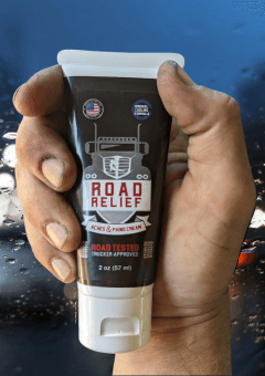 Road Relief Wellness Aches & Pains Cream Product Image Hand