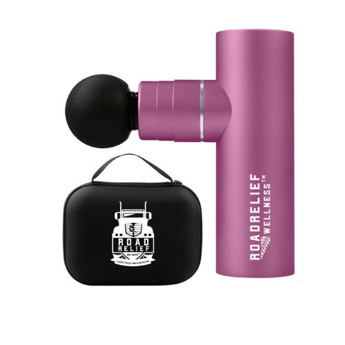 Road Relief Wellness Luxury Travel Mini Massage Gun - Blush Pink