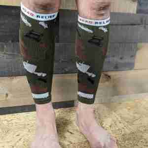 Road Relief Wellness Trucker Camo Comfort Compression Sleeves – Army Green Edition