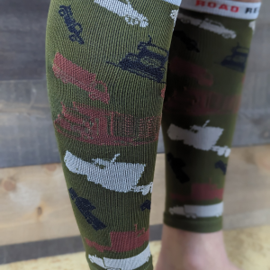 Road Relief Wellness Trucker Camo Comfort Compression Sleeves – Army Green Edition