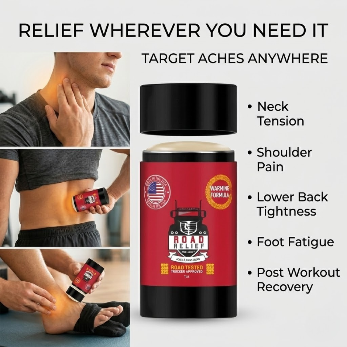 Road Relief Wellness™1 oz Warming Balm - Image 6