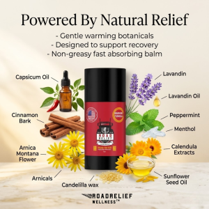 Road Relief Wellness™1 oz Warming Balm