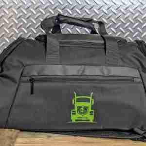 Travel Duffel Bag for Truck Drivers with Shoe Compartment & Backpack Straps