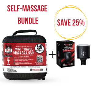 Travel Massage Gun with Hot and Cold Therapy – Mini Deep Tissue Relief Bundle