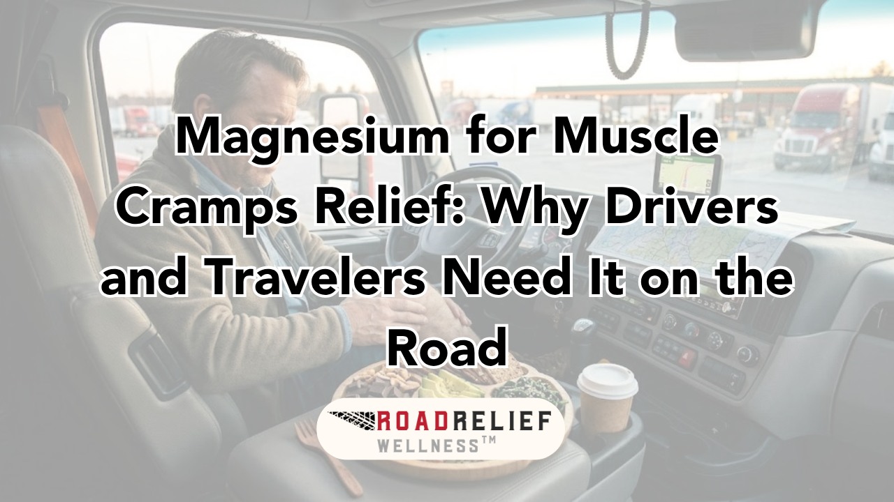 Read more about the article Magnesium for Muscle Cramps Relief: Why Drivers and Travelers Need It on the Road