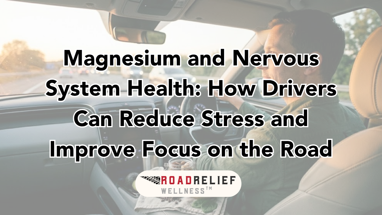 Read more about the article Magnesium and Nervous System Health: How Drivers Can Reduce Stress and Improve Focus on the Road